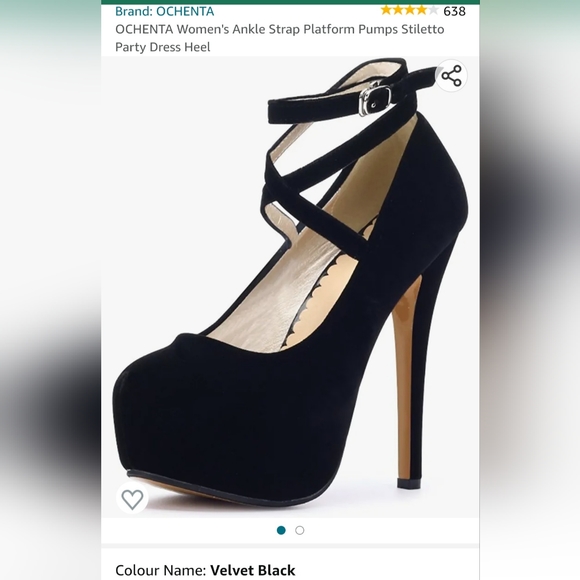 Platform Pump Stiletto Heels - Picture 1 of 8